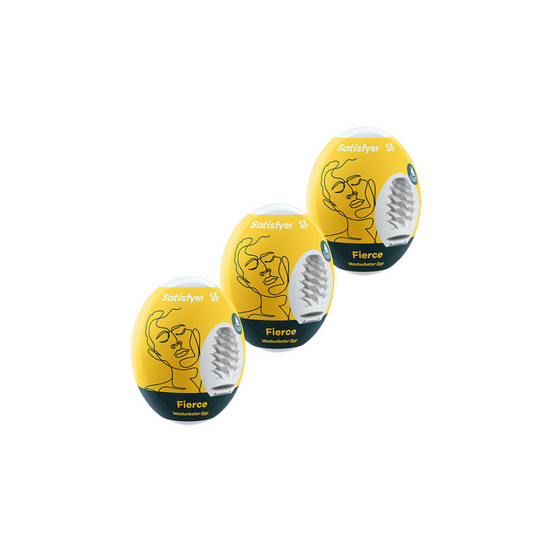 Satisfyer Masturbator Egg Set 3 stuks | Fierce Geel