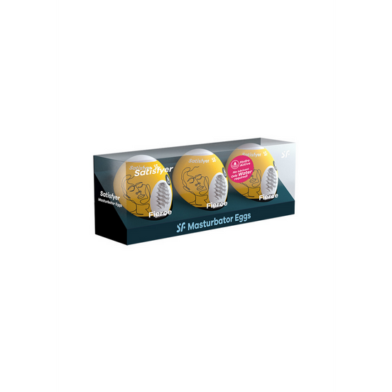 Satisfyer Masturbator Egg Set 3 stuks | Fierce Geel