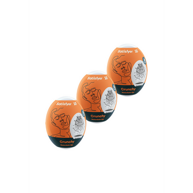 Satisfyer Masturbator Egg Set 3 stuks | Crunchy Oranje