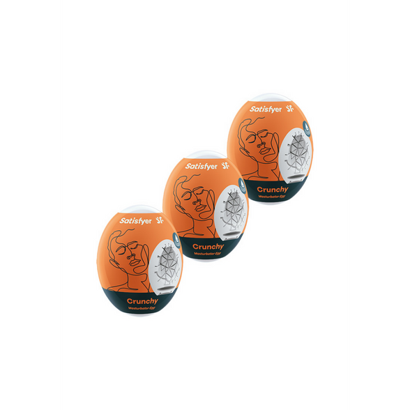 Satisfyer Masturbator Egg Set 3 stuks | Crunchy Oranje
