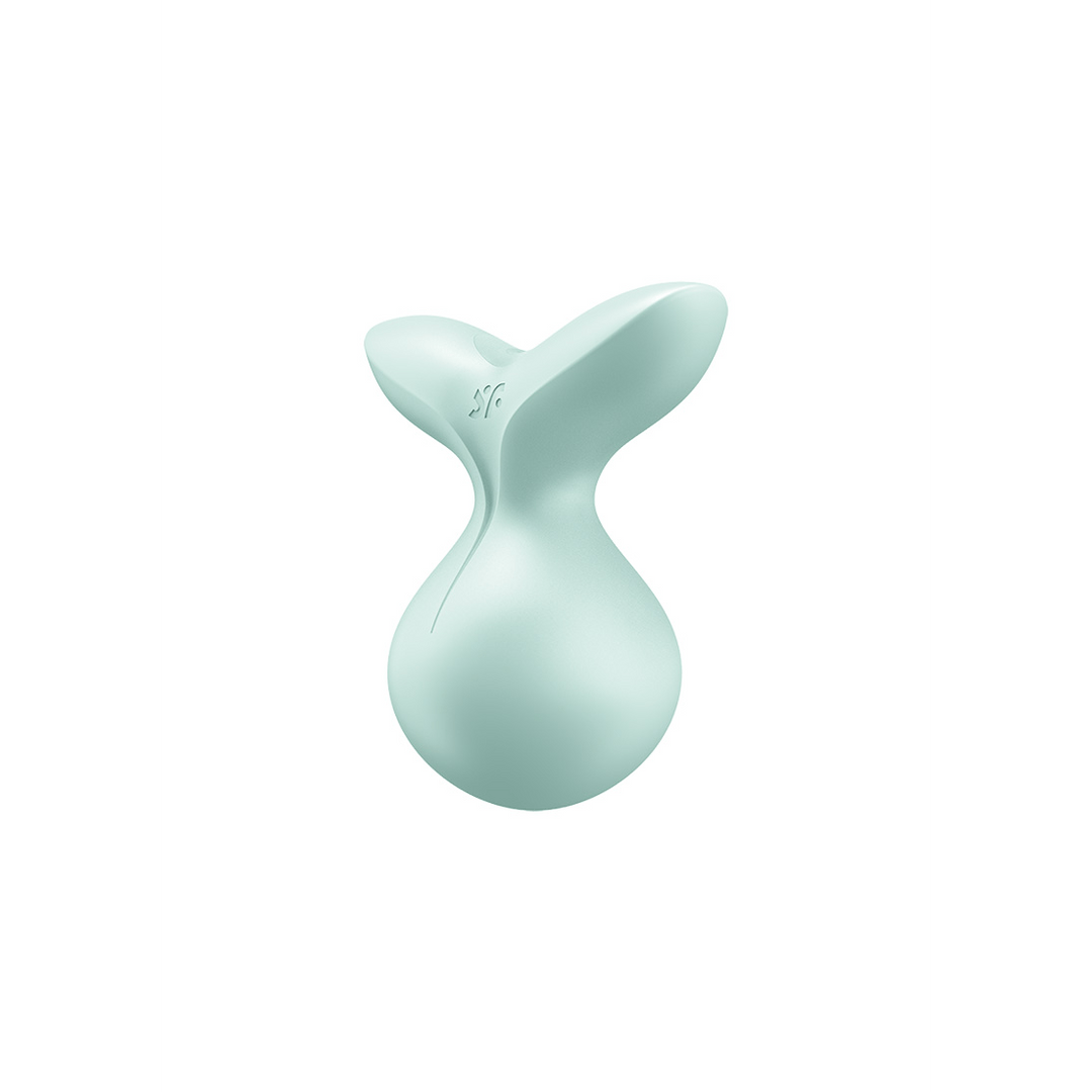 Satisfyer Viva la Vulva 3 oplegvibrator mint, clitorale oplegvibrator, detail close-up