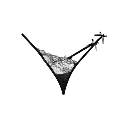 Allure Pixie String Einheitsgröße | Schwarze Spitze