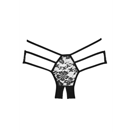 Allure Sweet Heavens Crotchless String One Size Zwart