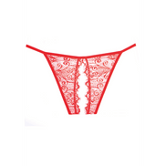 Allure L’Enchanted Belle Open Kruis Slip One Size Rood
