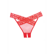 Allure Desire Open Kruis String One Size Rood