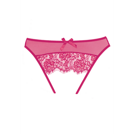 Allure Exposé Ouvert-Slip Einheitsgröße | Warmes Rosa