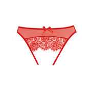 Allure Exposé Open Kruis Slip One Size Rood