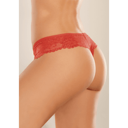 Allure Chiqui Love String mit offenem Schritt, Einheitsgröße, Rot
