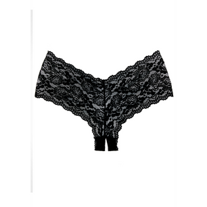 Allure Candy Apple Ouvert-Slip Einheitsgröße | Schwarz