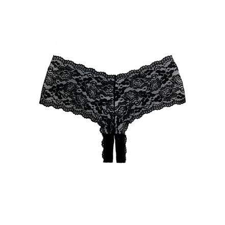 Allure Candy Apple Ouvert-Slip Einheitsgröße | Schwarz