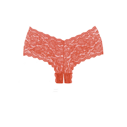 Allure Candy Apple Ouvert-Slip Einheitsgröße | Rot
