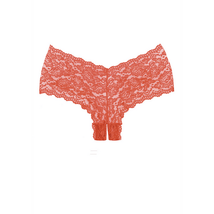 Allure Candy Apple Ouvert-Slip Einheitsgröße | Rot