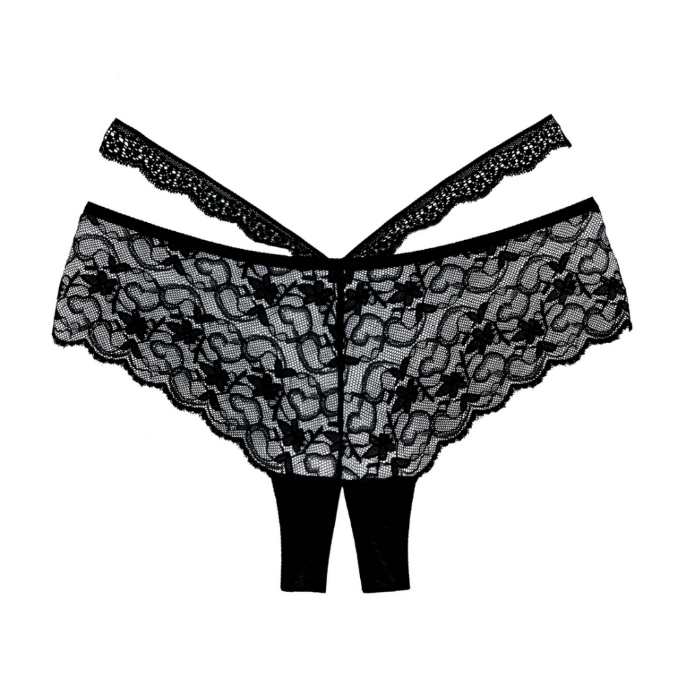 Allure Heartbreaker Ouvert-Slip Einheitsgröße | Schwarz