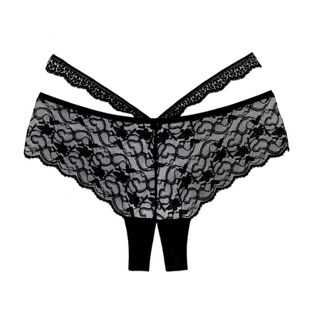 Allure Heartbreaker Ouvert-Slip Einheitsgröße | Schwarz