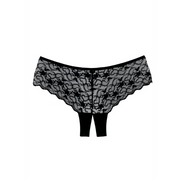 Allure Sweetheart Open Kruis Slip One Size Zwart