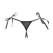 Allure Lolita Ouvert Slip One Size Zwart