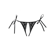 Allure Lolita Ouvert Slip One Size Zwart