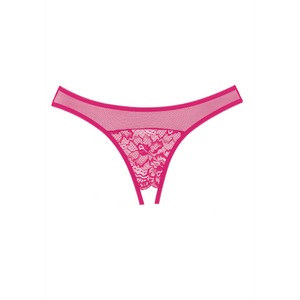 Allure Just A Rumor String mit offenem Schritt, Einheitsgröße | Warmes Rosa