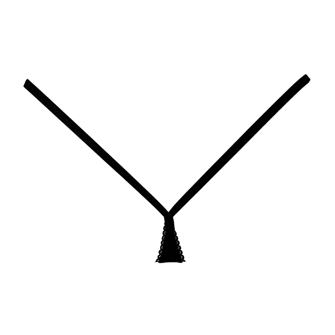 Allure Wetlook String One Size Zwart