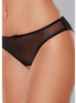 Allure Open Kruis String van mesh One Size | Zwart