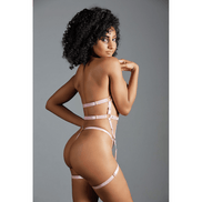 Allure Claire 2-delige Open Set met bandjes One Size | Roze