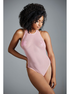 Allure Jasmine Sheer Mesh Teddy | One Size Pink