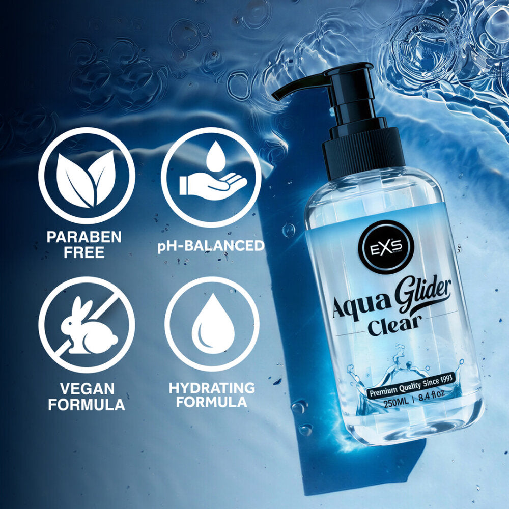 EXS AquaGlider Clear - Waterbasis Glijmiddel - 250 ml