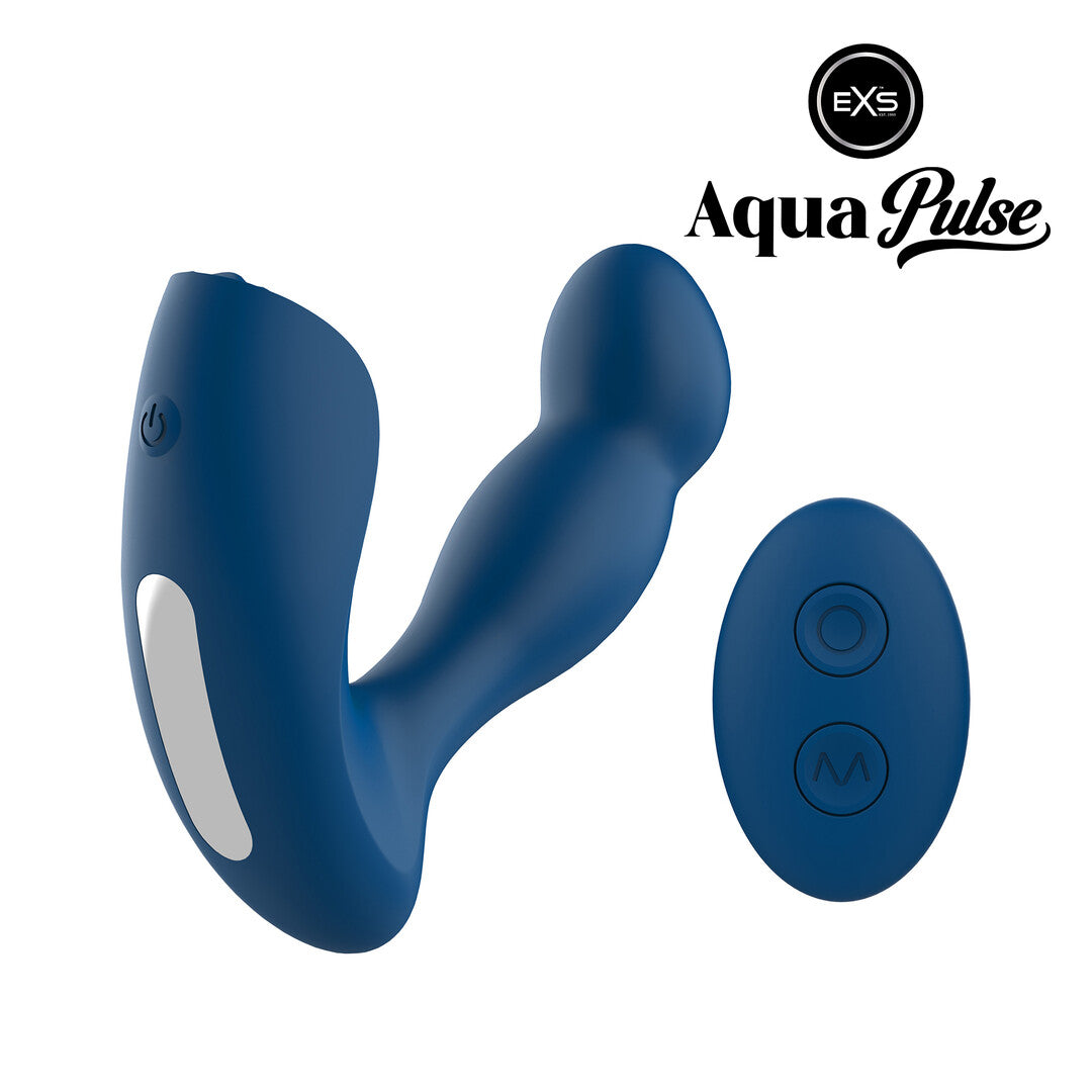 EXS AquaPulse - Triton Pro - Prostaat Massager met Afstandsbediening - Blauw
