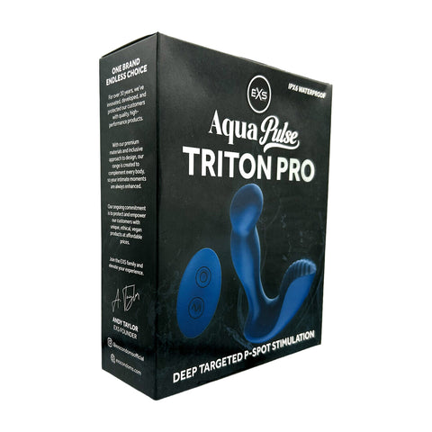 Verpakking van de EXS AquaPulse Triton Pro prostaatmassager, IPX6 waterdicht