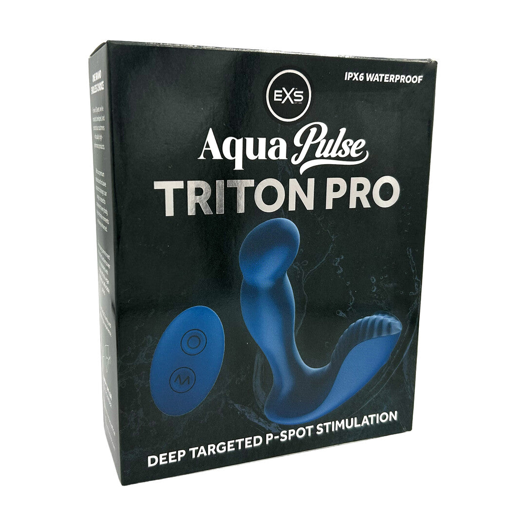 EXS AquaPulse - Triton Pro - Prostaat Massager met Afstandsbediening - Blauw