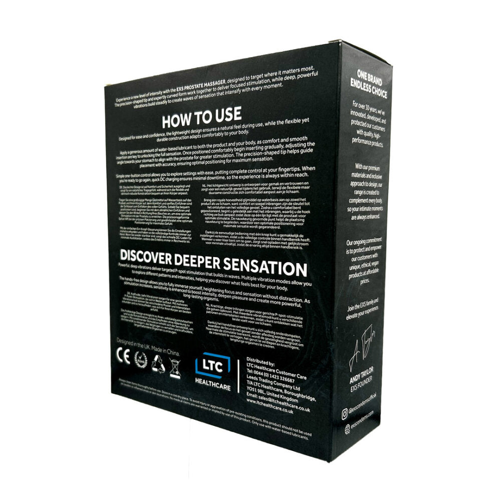 EXS AquaPulse - Triton Pro - Prostaat Massager met Afstandsbediening - Blauw