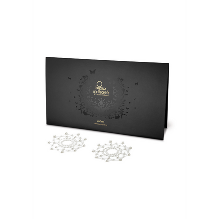 Bijoux Indiscrets Mimi Brustwarzenaufkleber mit Perlen | Selbstklebende Brustwarzenabdeckungen