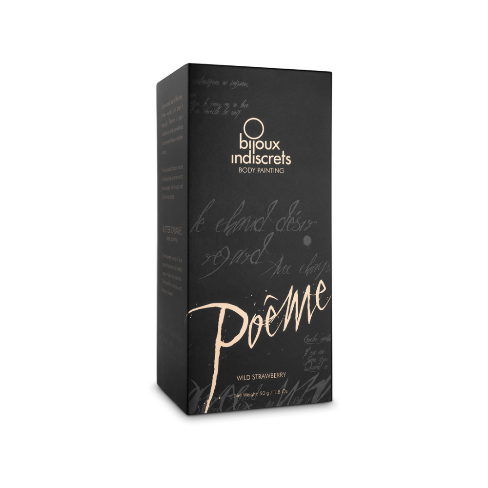 Bijoux Indiscrets Poème Bodypainting Wilde Aardbei 50 g | Intimiteitsbooster