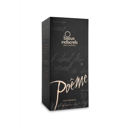 Bijoux Indiscrets Poem Bodypainting Wild Strawberry 50 g | Intimitäts-Booster