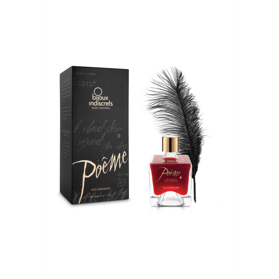 Bijoux Indiscrets Poème Bodypainting Wilde Aardbei 50 g | Intimiteitsbooster