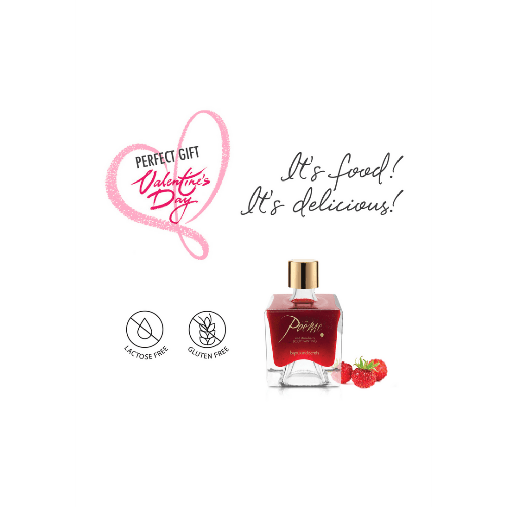Bijoux Indiscrets Poème eetbare bodypaint set voor romantisch voorspel en speelse bodypainting momenten