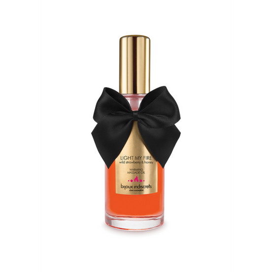Bijoux Indiscrets Warming Massage Oil | Wild Strawberry &amp; Honey 100 ml