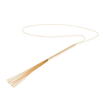 Bijoux Indiscrets Magnifique ketting met zweep hanger, luxe halsketting met speelse zweep voor verleidelijk rollenspel