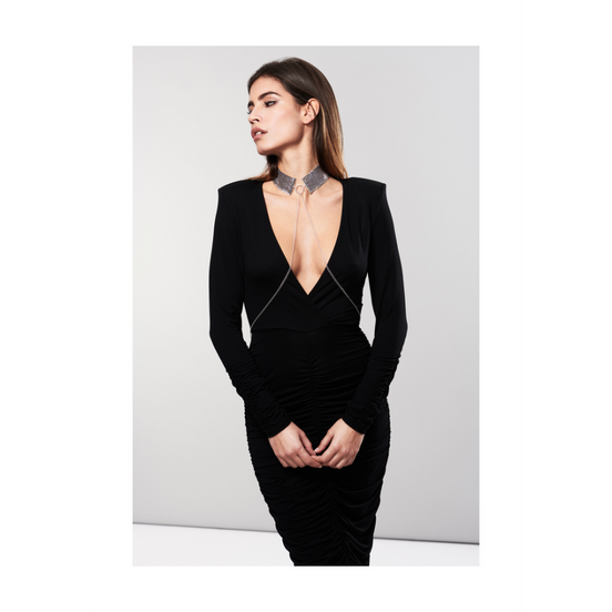 Bijoux Indiscrets Desir Métallique Halsband met ketting | Zilver