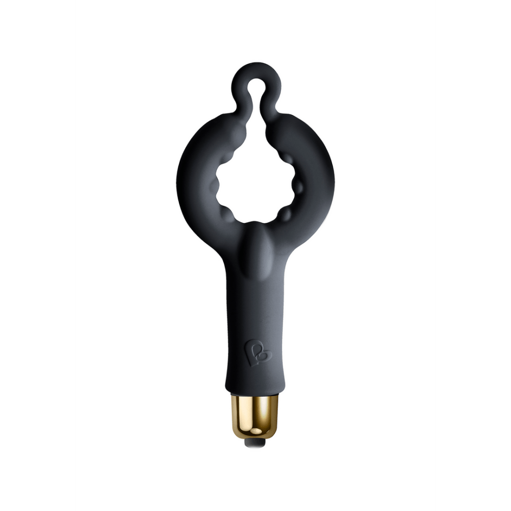 Rocks Off Be Mine siliconen cockring zwart