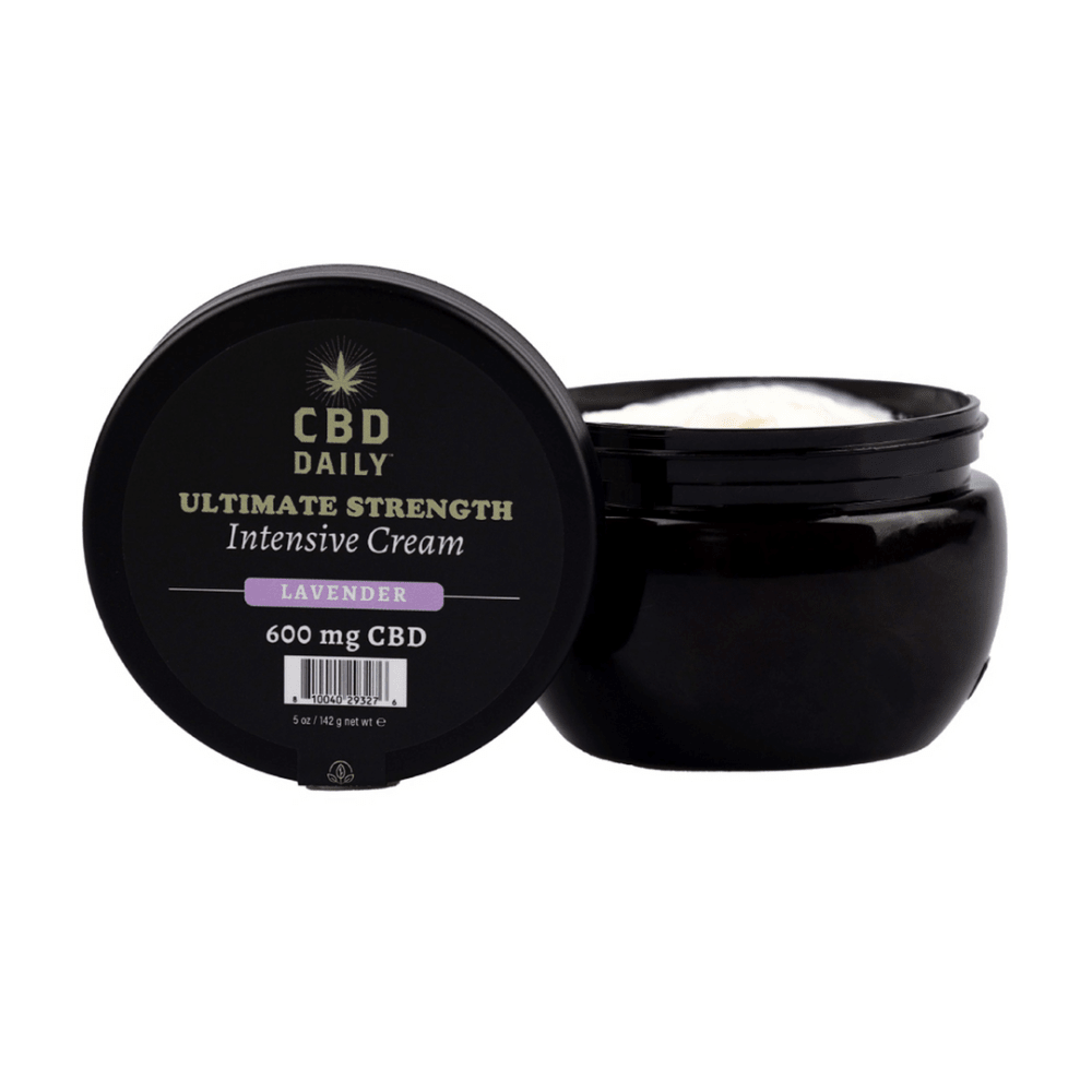 Earthly Body CBD Intensive Cream lavendel 142 g verzorgende CBD huidcrème met lavendel voor intensieve hydratatie