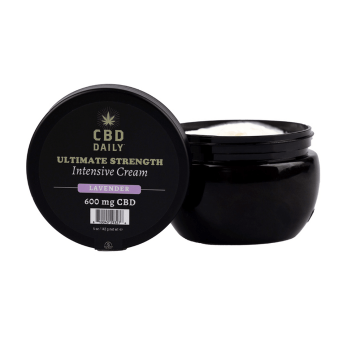 Earthly Body CBD Intensive Cream lavendel 142 g verzorgende CBD huidcrème met lavendel voor intensieve hydratatie