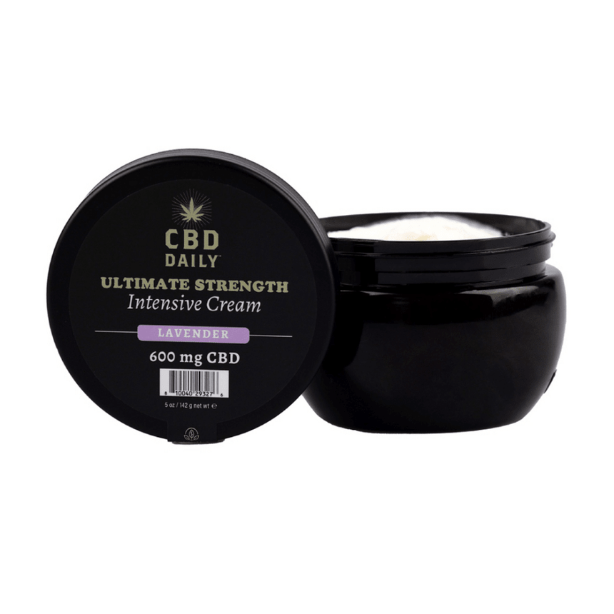 Earthly Body CBD Intensive Cream lavendel 142 g verzorgende CBD huidcrème met lavendel voor intensieve hydratatie