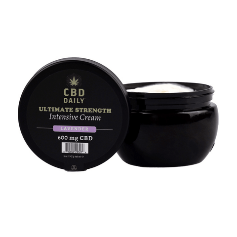 Earthly Body CBD Intensive Cream lavendel 142 g verzorgende CBD huidcrème met lavendel voor intensieve hydratatie