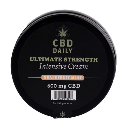 Earthly Body CBD Intensive Cream Grapefruit Mint 142 g | Ultimate Strength