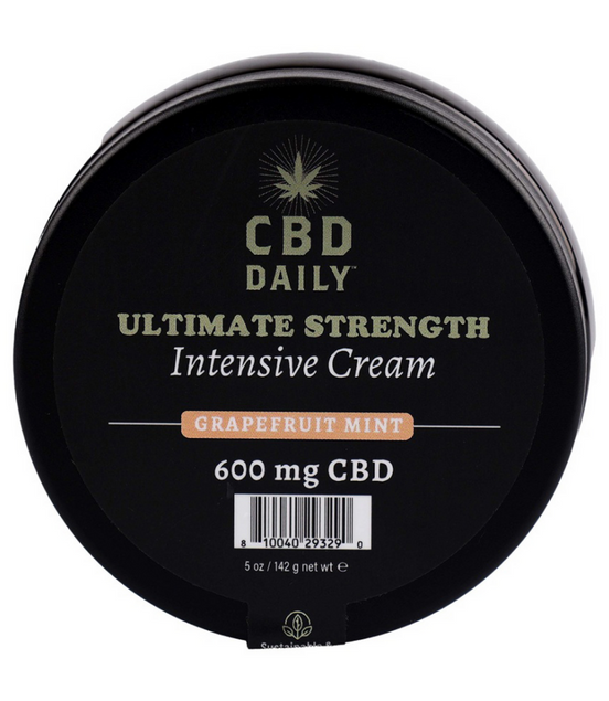 Earthly Body CBD Intensive Cream Grapefruit Mint 142 g | Ultimate Strength