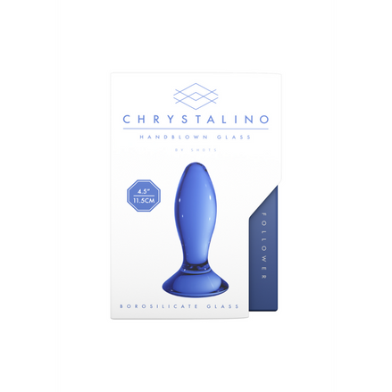 Chrystalino Follower Glass Butt Plug | Handmade Borosilicate Glass