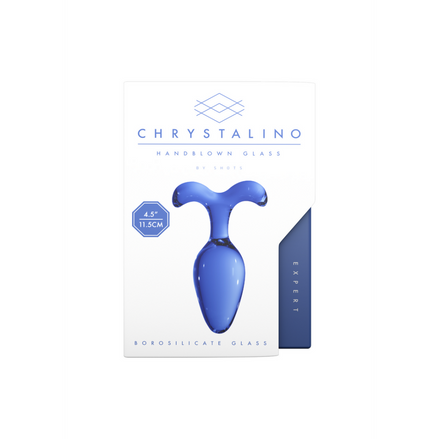 Chrystalino Expert Glass Butt Plug made of borosilicate glass