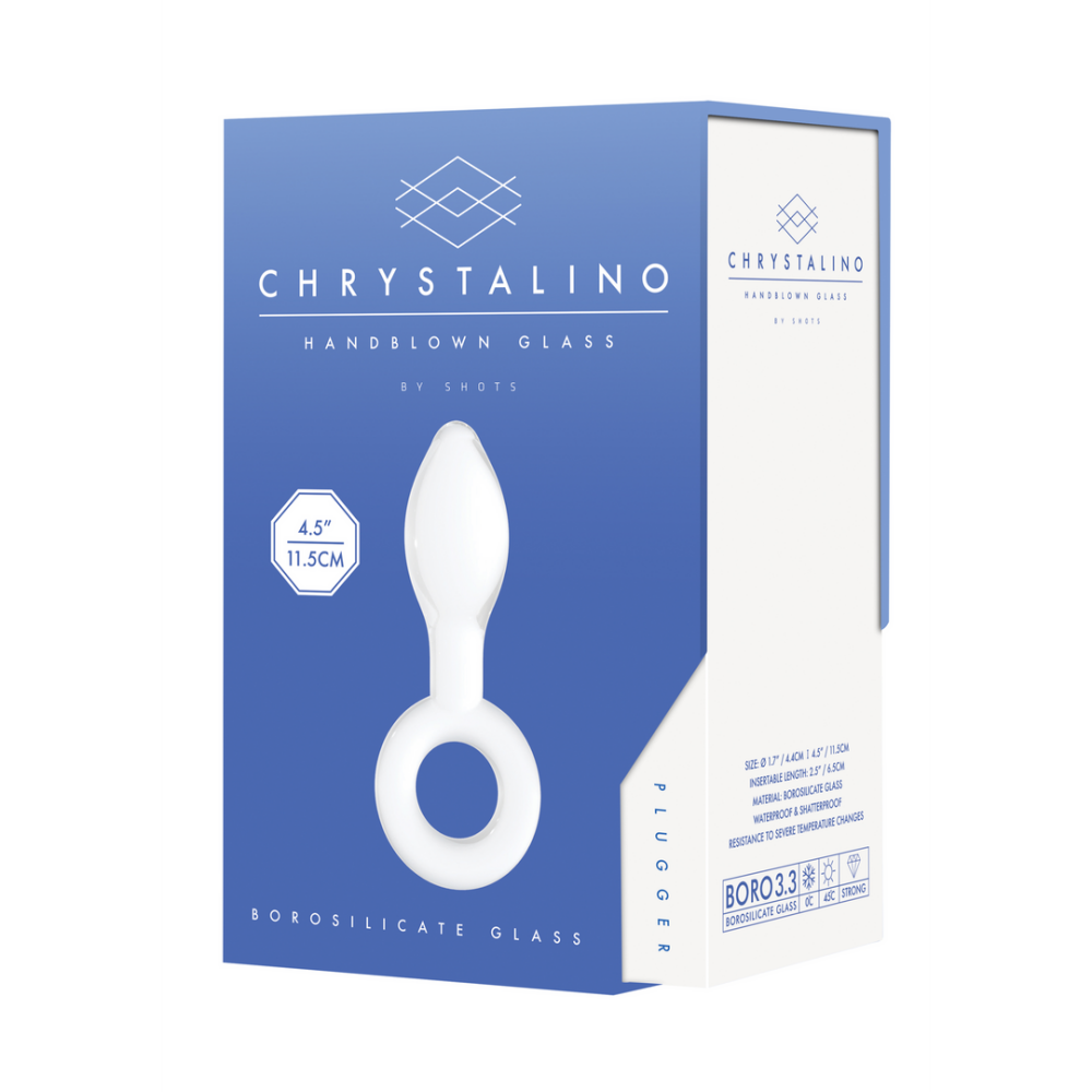 Chrystalino Plugger Analdildo aus Glas | Luxuriöses Borosilikatglas