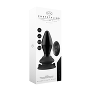 Chrystalino Glazen Vibrator met Zuignap Afstandsbediening